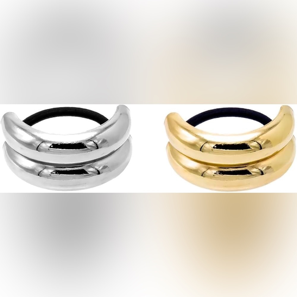 METAL | 2 x $20 Japanese doble tear hair tie
